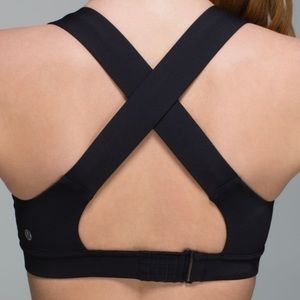 NWOT Lululemon All Sport Adjustable Bra, Size 10, Black
